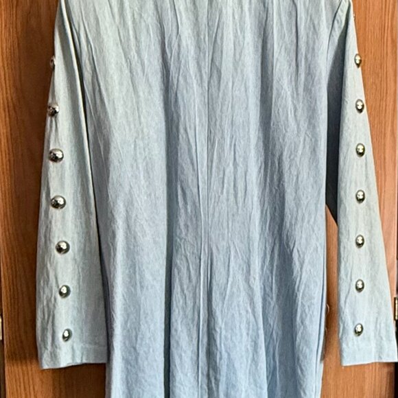 Vintage Nicole Studio Womens Denim Tunic/Jacket, 14 - Picture 2 of 9
